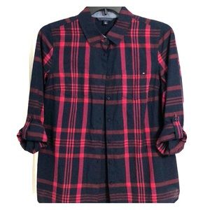 Tommy Hilfiger plaid Top